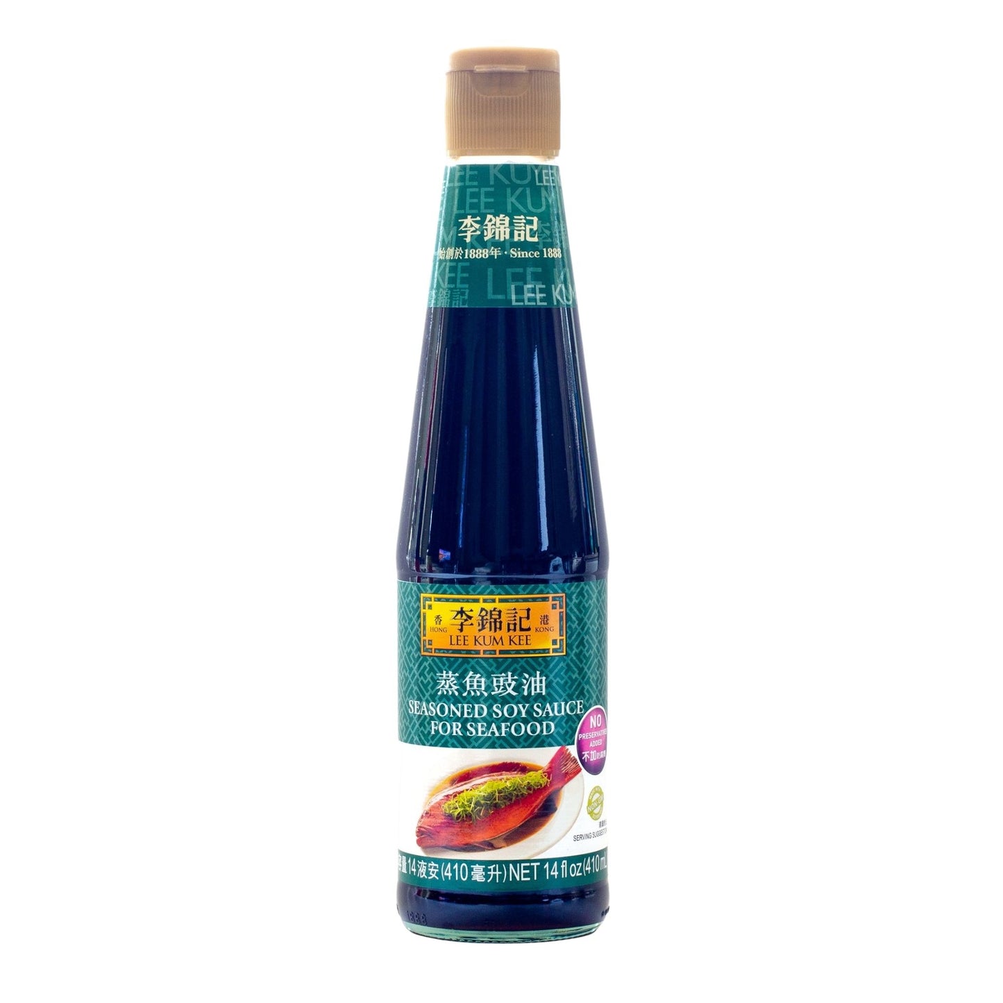 LKK Seasoned Soy Sauce for Seafood 蒸鱼豉油 (14 FL OZ)