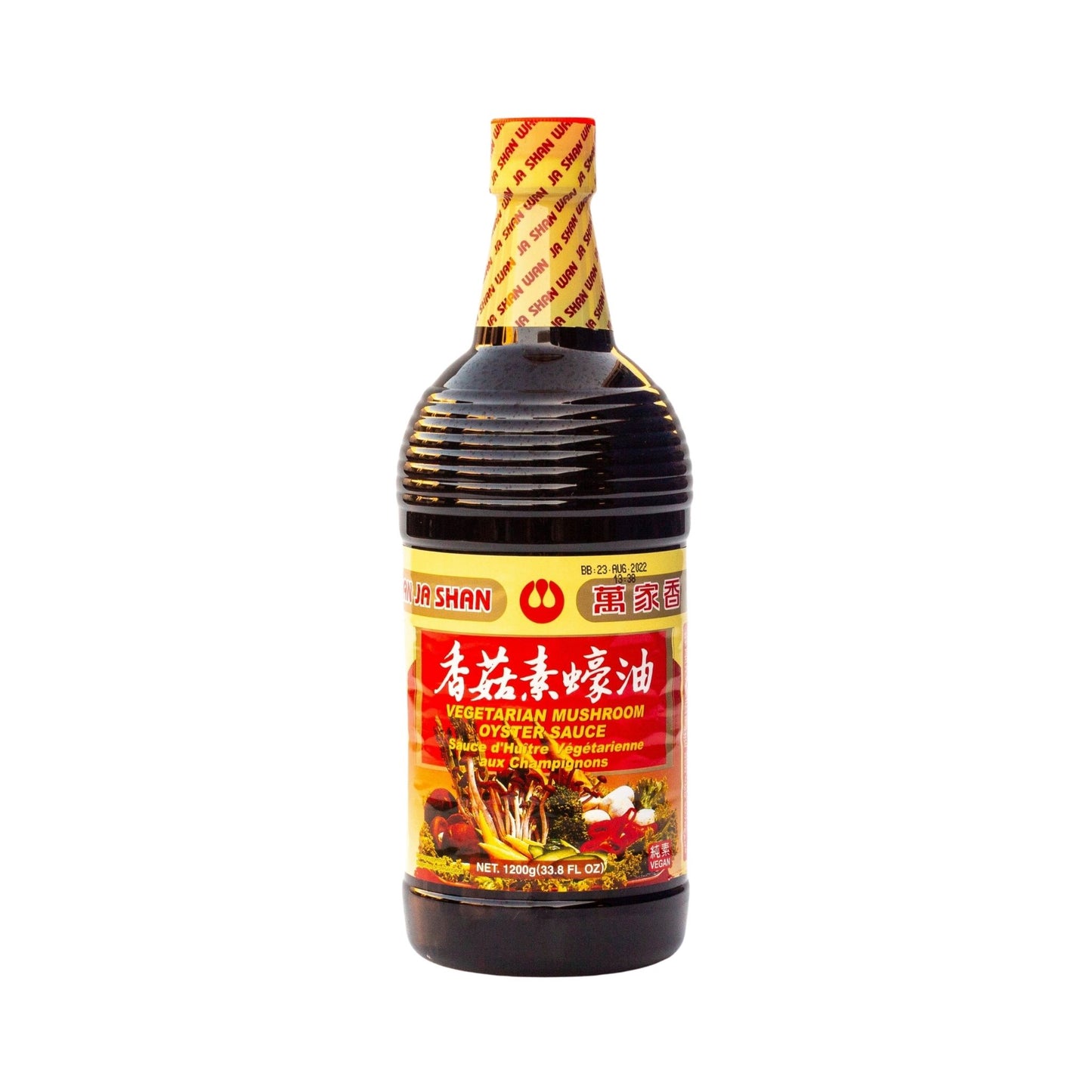 WAN JA SHAN Vegetarian Oyster Sauce 健康素蚝油 (33.8 OZ)