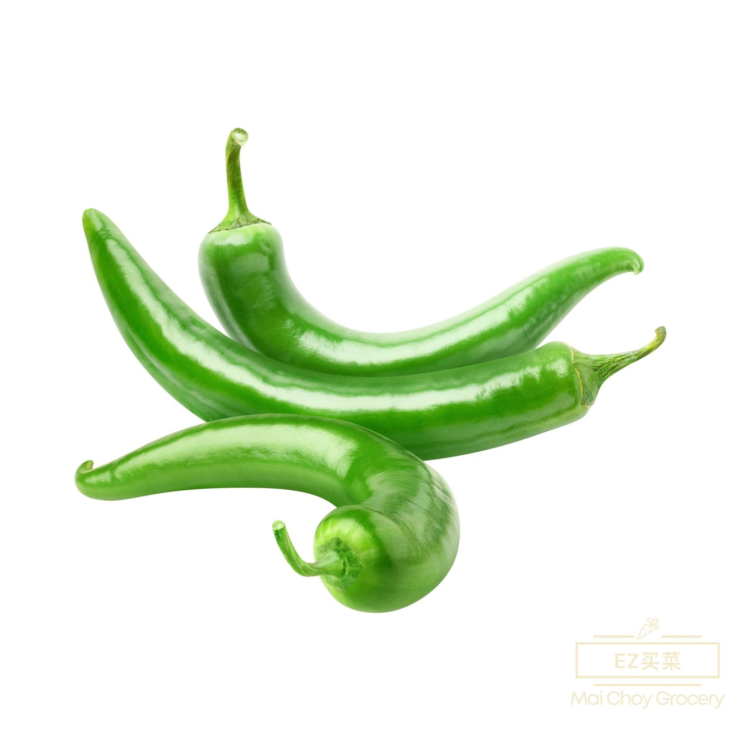 Serrano Pepper 长小青椒 (辣, 水煮牛特佳搭配) (1 LB)