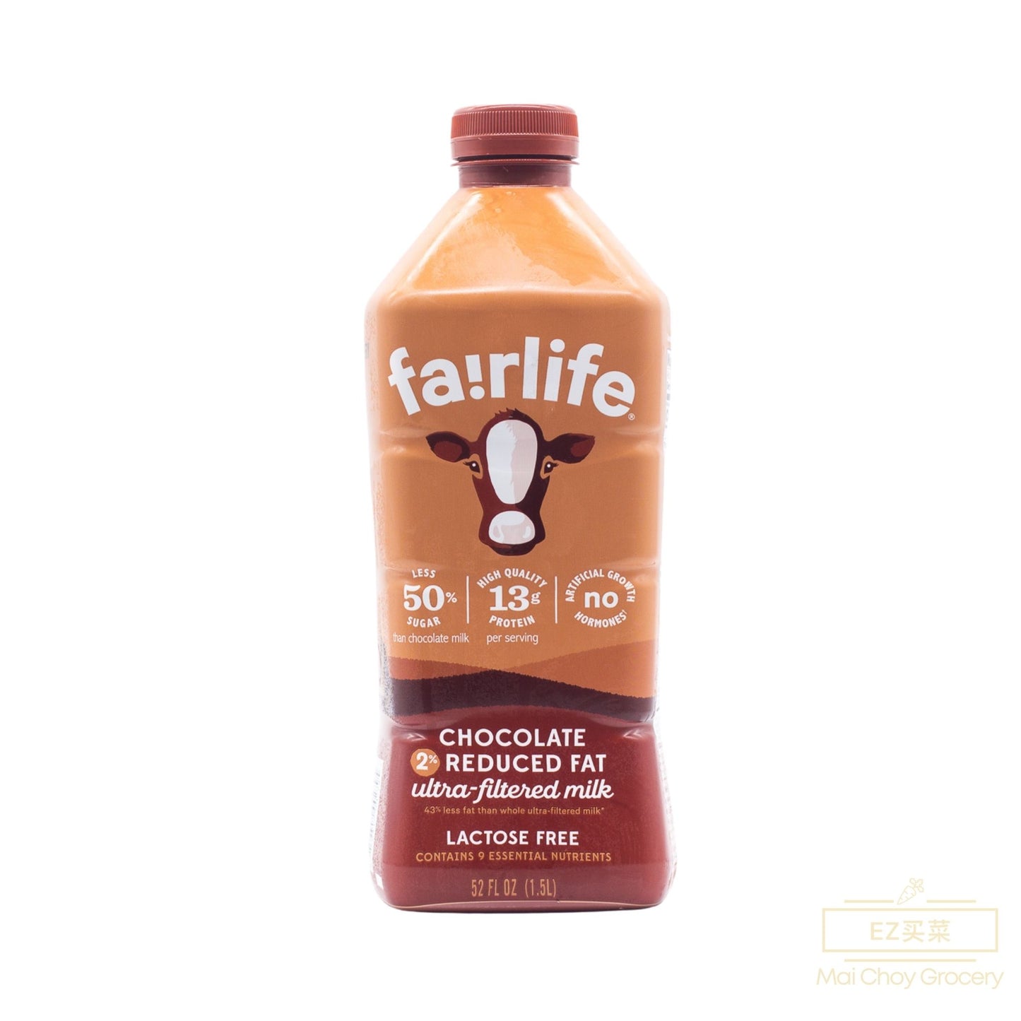 FAIRLIFE 2% Chocolate Ultra-Filtered Milk Lactose Free 不含乳糖2%巧克力牛奶 (1.5L)
