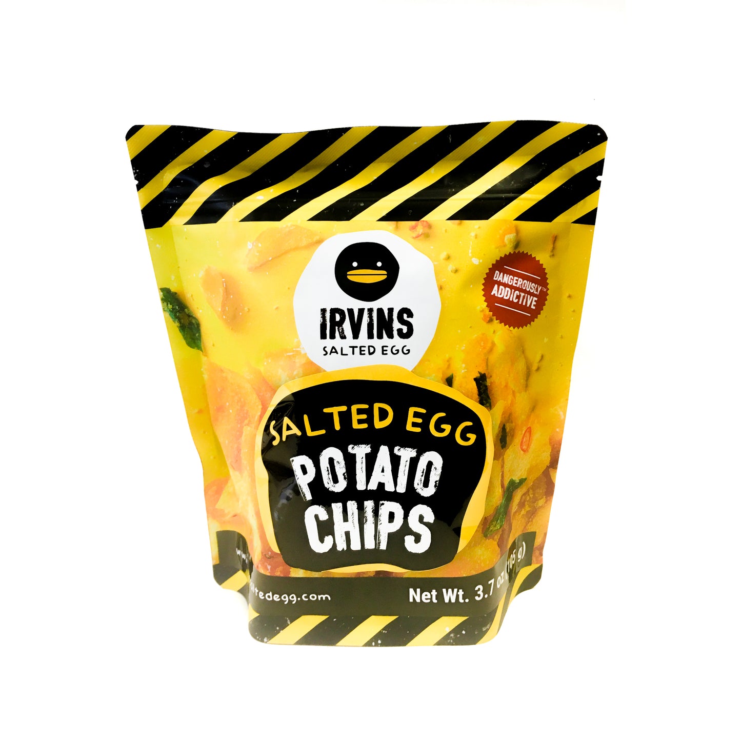 Irvins Salted Egg Potato Chips Small 咸蛋薯片 (2 BAGS/包x 3.7 OZ)