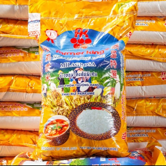 Farmer King Thai Jasmine Rice 香米 (50 LB)