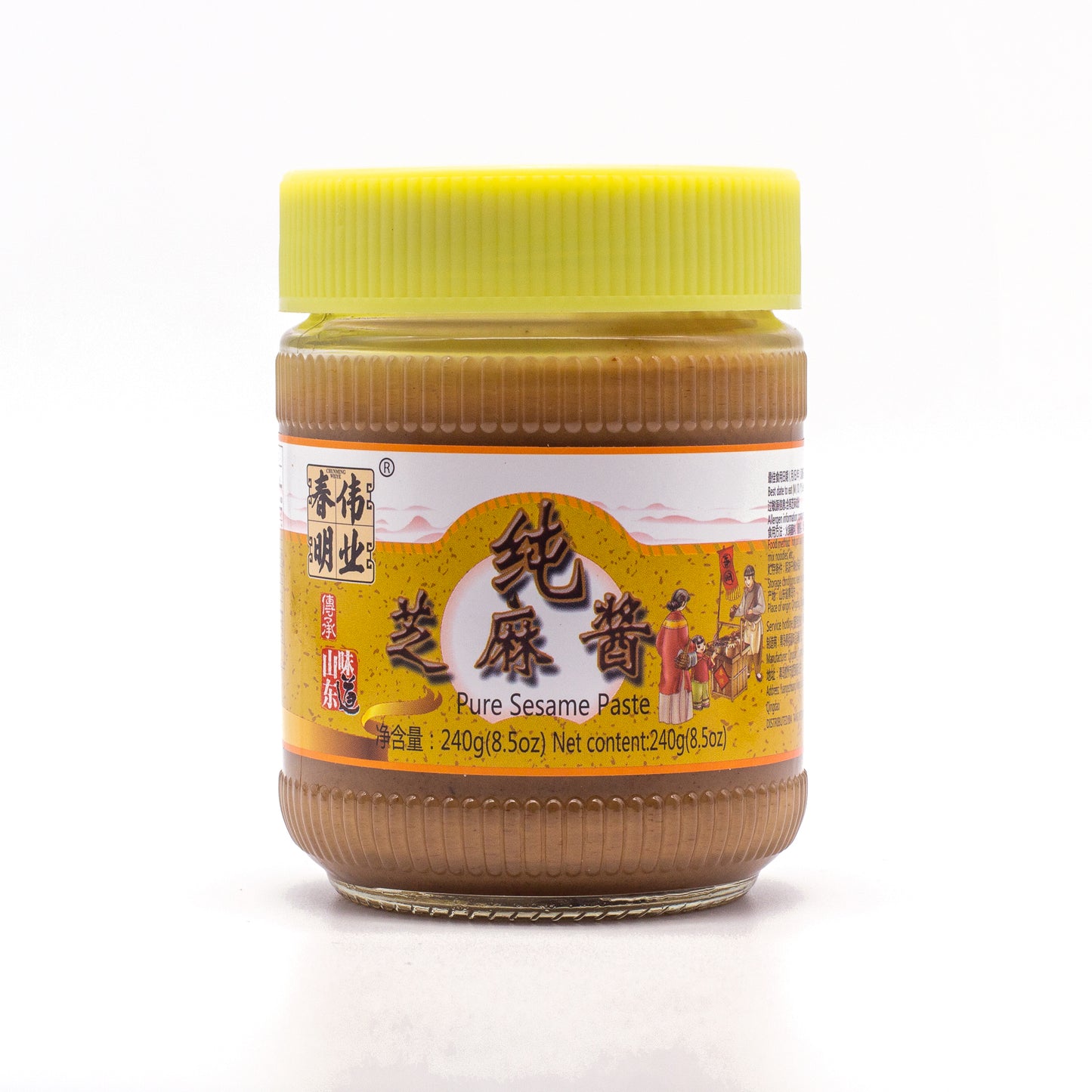 Chun Ming Pure Sesame Paste 芝麻酱 (8.47 OZ)