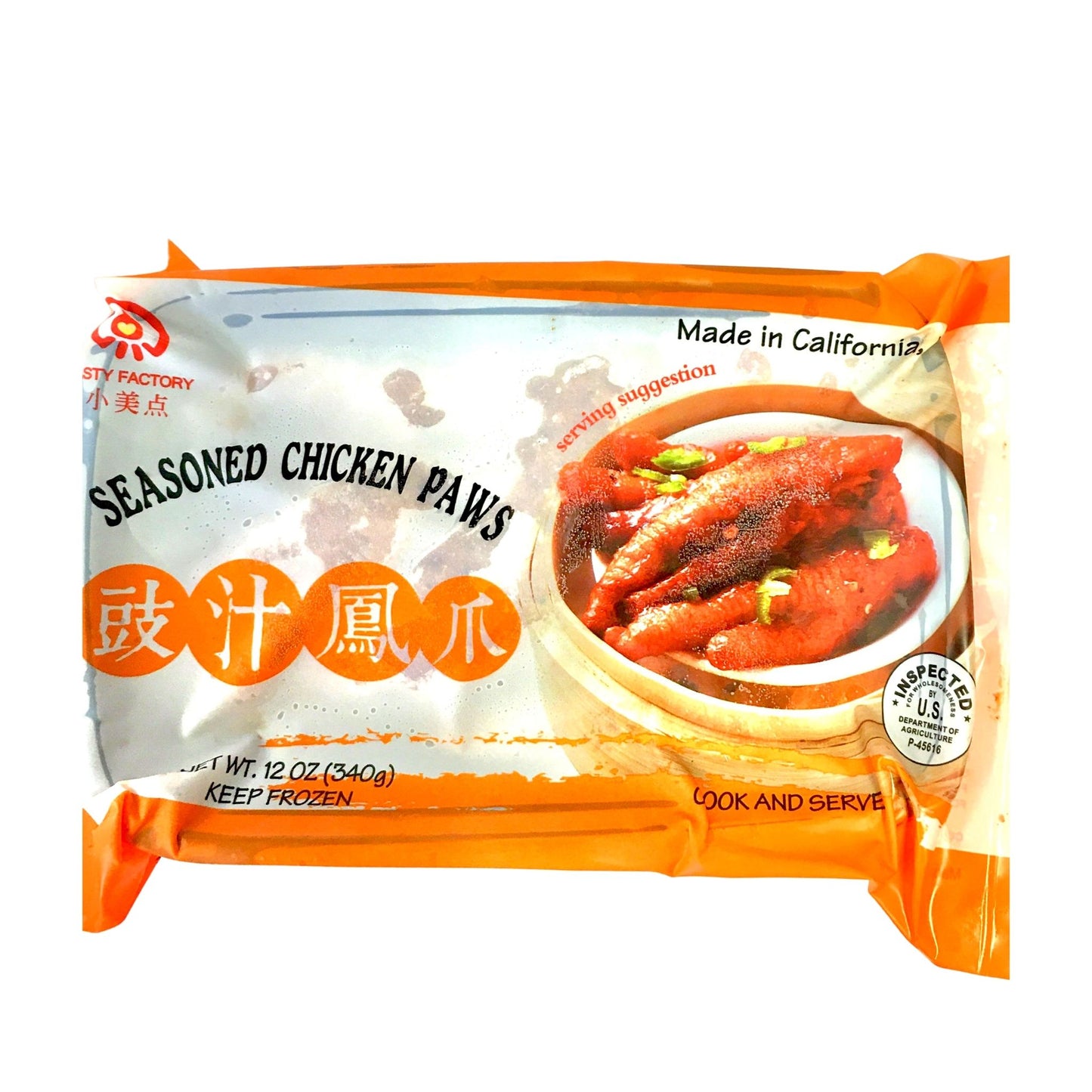 Seasoned Chicken Pawsfufu鼓汁凤爪 (12 OZ)