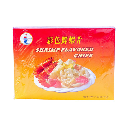 Shrimp Flavored Chips 彩色鲜虾片 (16 OZ)