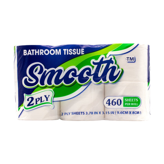 Smooth 2-Ply Toilet Paper 卫生纸🧻 (12 Rolls)