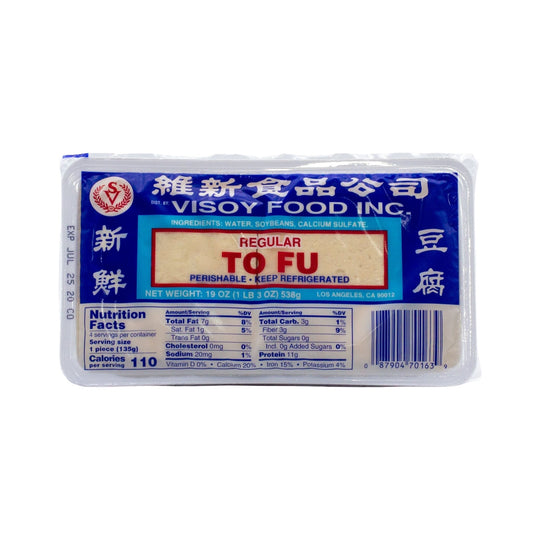 Visoy Hard Tofu 维新老豆腐 (1 CASE 19 OZx12)